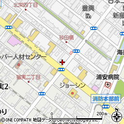 千葉県浦安市北栄4丁目20-1周辺の地図