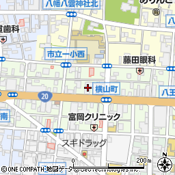 東京都八王子市横山町19-4周辺の地図