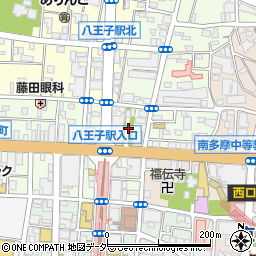 東京都八王子市横山町25周辺の地図