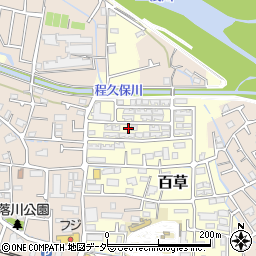 東京都日野市百草2057周辺の地図