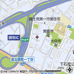 東京都調布市富士見町1丁目33-13周辺の地図
