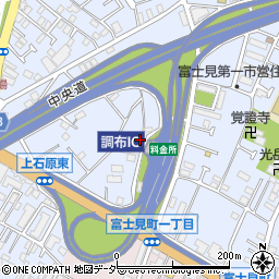 東京都調布市富士見町1丁目13-13周辺の地図
