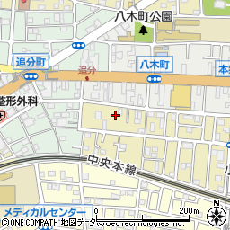 東京都八王子市小門町57周辺の地図