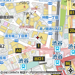 東京都渋谷区宇田川町21-9周辺の地図