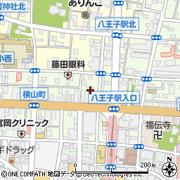 東京都八王子市横山町23周辺の地図