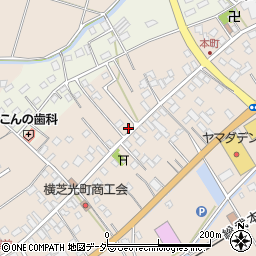 千葉県山武郡横芝光町横芝749周辺の地図