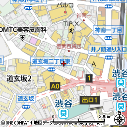 松屋 渋谷センター街店周辺の地図