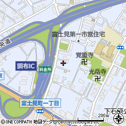 東京都調布市富士見町1丁目33-6周辺の地図
