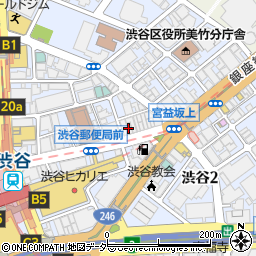 テイケイフォース株式会社　渋谷支社周辺の地図