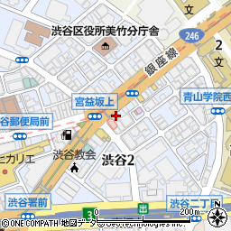 水道レスキュー渋谷区渋谷営業所周辺の地図