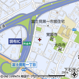 東京都調布市富士見町1丁目33-11周辺の地図