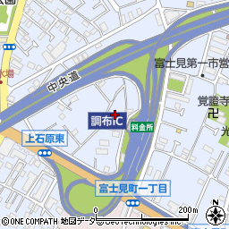 東京都調布市富士見町1丁目13-18周辺の地図