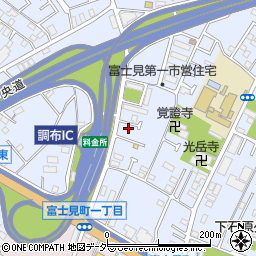 東京都調布市富士見町1丁目33-28周辺の地図