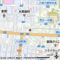 東京都八王子市横山町15-1周辺の地図