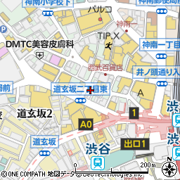 桂花ラーメン 渋谷センター街店周辺の地図