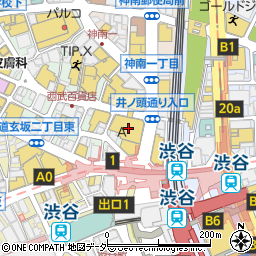 マリン 渋谷西武店周辺の地図