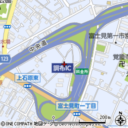 東京都調布市富士見町1丁目13-14周辺の地図