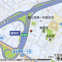 東京都調布市富士見町1丁目33-1周辺の地図