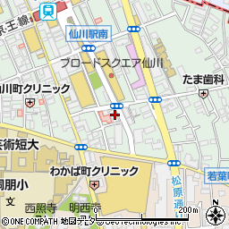 東京都調布市仙川町1丁目51周辺の地図