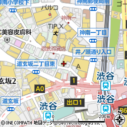 渋谷食堂 Ventuno Tokyo ヴェントゥーノ 東京周辺の地図