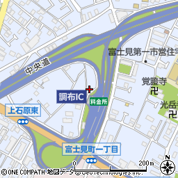 東京都調布市富士見町1丁目12-1周辺の地図