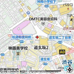 Zu HoBAR ズーホバー 渋谷周辺の地図