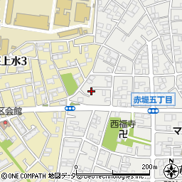 東京都世田谷区赤堤5丁目4周辺の地図