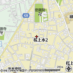 東京都世田谷区桜上水2丁目周辺の地図