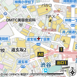 リゾットカフェ 東京基地 渋谷周辺の地図