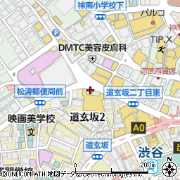 バー ムーンウォーク 渋谷道玄坂店周辺の地図