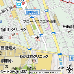 ヘアメイクパッセージ仙川店周辺の地図