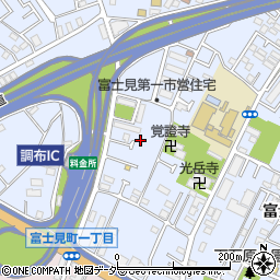 東京都調布市富士見町1丁目33-15周辺の地図