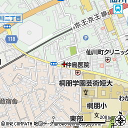 斉藤仙川マンション周辺の地図