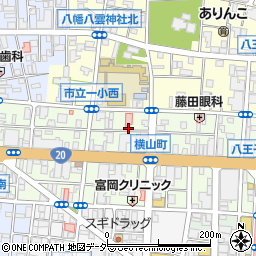 東京都八王子市横山町20-3周辺の地図