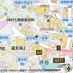 浜焼酒場 トロハチ 渋谷店周辺の地図