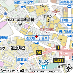 リゾットカフェ 東京基地 渋谷センター街店周辺の地図