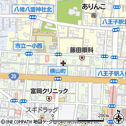 東京都八王子市横山町21-8周辺の地図