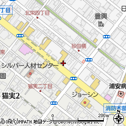 千葉県浦安市北栄4丁目20-7周辺の地図