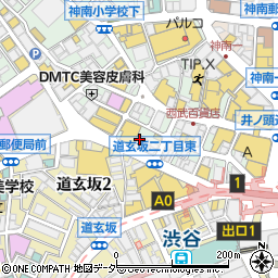 東京都渋谷区宇田川町28周辺の地図