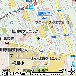 株式会社エイブル　仙川店周辺の地図