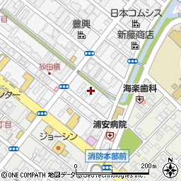 千葉県浦安市北栄4丁目4-8周辺の地図