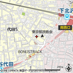 東京都世田谷区代田5丁目20-11周辺の地図
