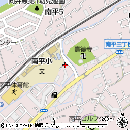 チケパ日野南平第１駐車場周辺の地図