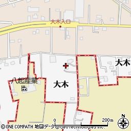千葉県八街市大木803周辺の地図