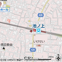 昭和信用金庫池の上支店周辺の地図