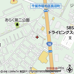 千葉県千葉市稲毛区長沼町213周辺の地図