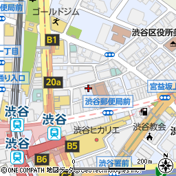 クロスオフィス渋谷周辺の地図