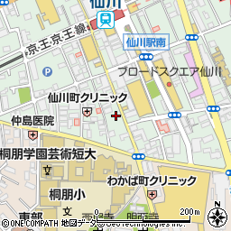 仙川不動産周辺の地図