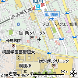 仙川指圧マッサージ治療院周辺の地図
