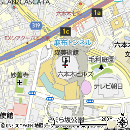 文教堂　六本木ヒルズ店周辺の地図